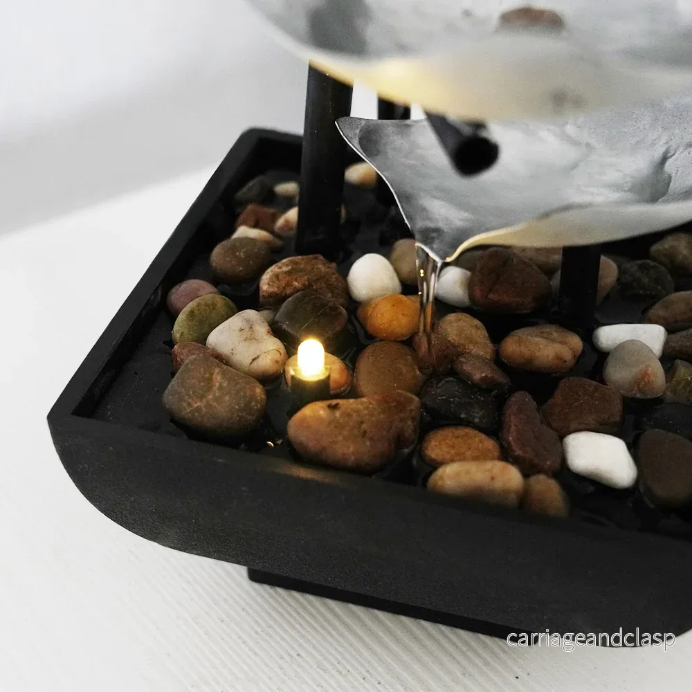 Minimalistisk Feng Shui Flödande Vatten Fontän | Veska - Bild 3