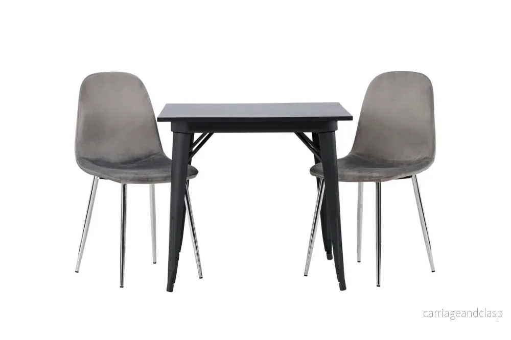 Tempe & Eva Matgrupp Svart/Ljusgrå - Bild 2