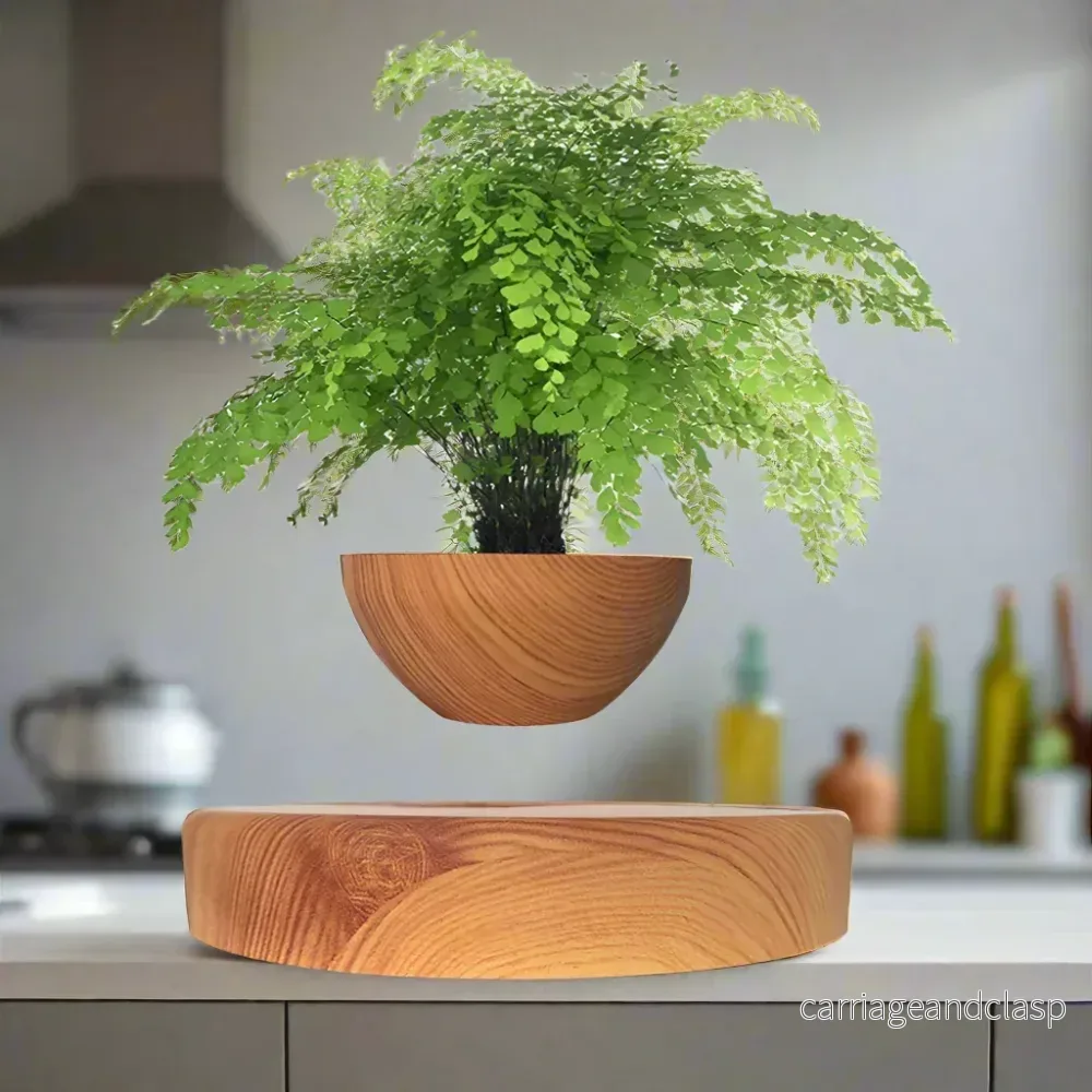 Flytande Air Bonsai Kruka Magnetisk flytande växtkruka för modern skrivbordsdekoration | Veska Flytande Air Bonsai Kruka Magnetisk flytande växtkruka för modern skrivbordsdekoration | Veska