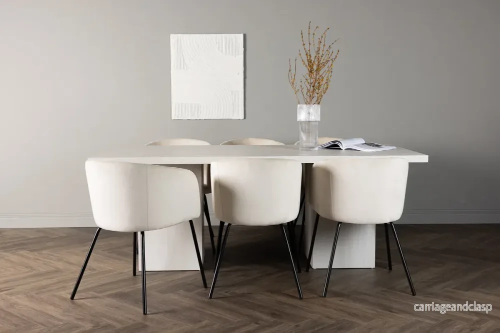 Berit & Olga Matgrupp Beige/Vit Berit & Olga Matgrupp Beige/Vit