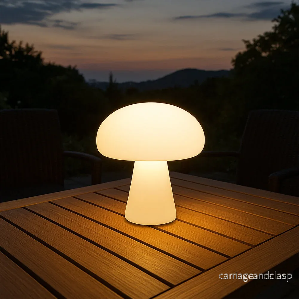 LED Svamp Bords Lampa för Inomhus- och Utomhusbruk - Modern Design | Veska - Bild 3