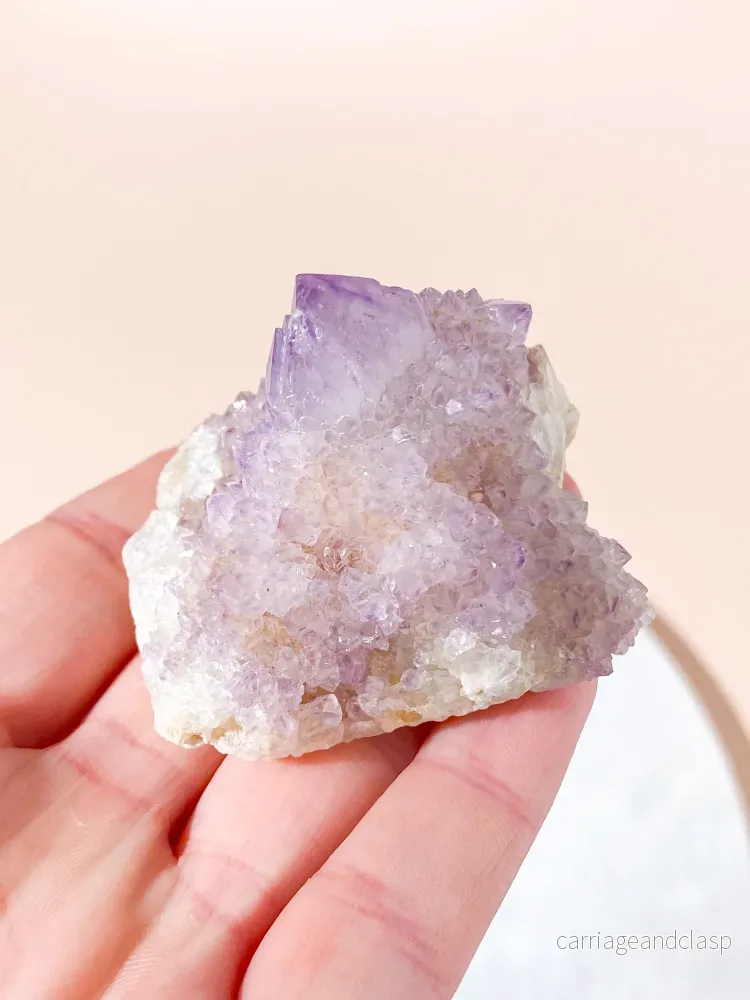 Liten Spirit Quartz Ametistkluster (Nr. 4) - Bild 3