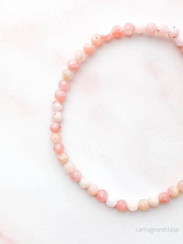 Rosa Opal Armband (FACET) Rosa Opal Armband (FACET)