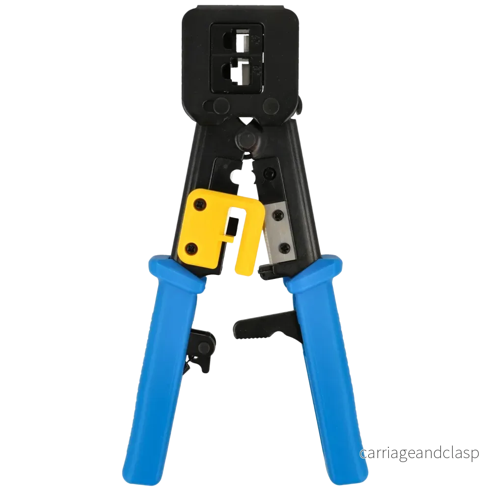 larmsystemexpert T-WC-05 Universell modulär krymptång, RJ45 / RJ12 / RJ11 för genomstickskontakter