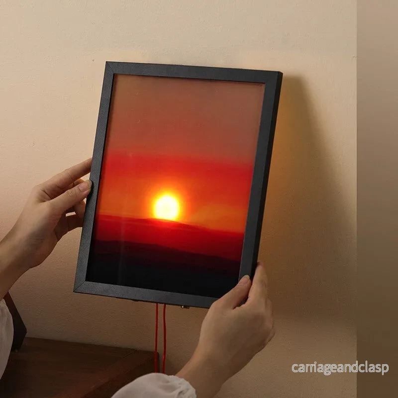 Sunset Time Ambient Art Vägglampa | Veska Sunset Time Ambient Art Vägglampa | Veska