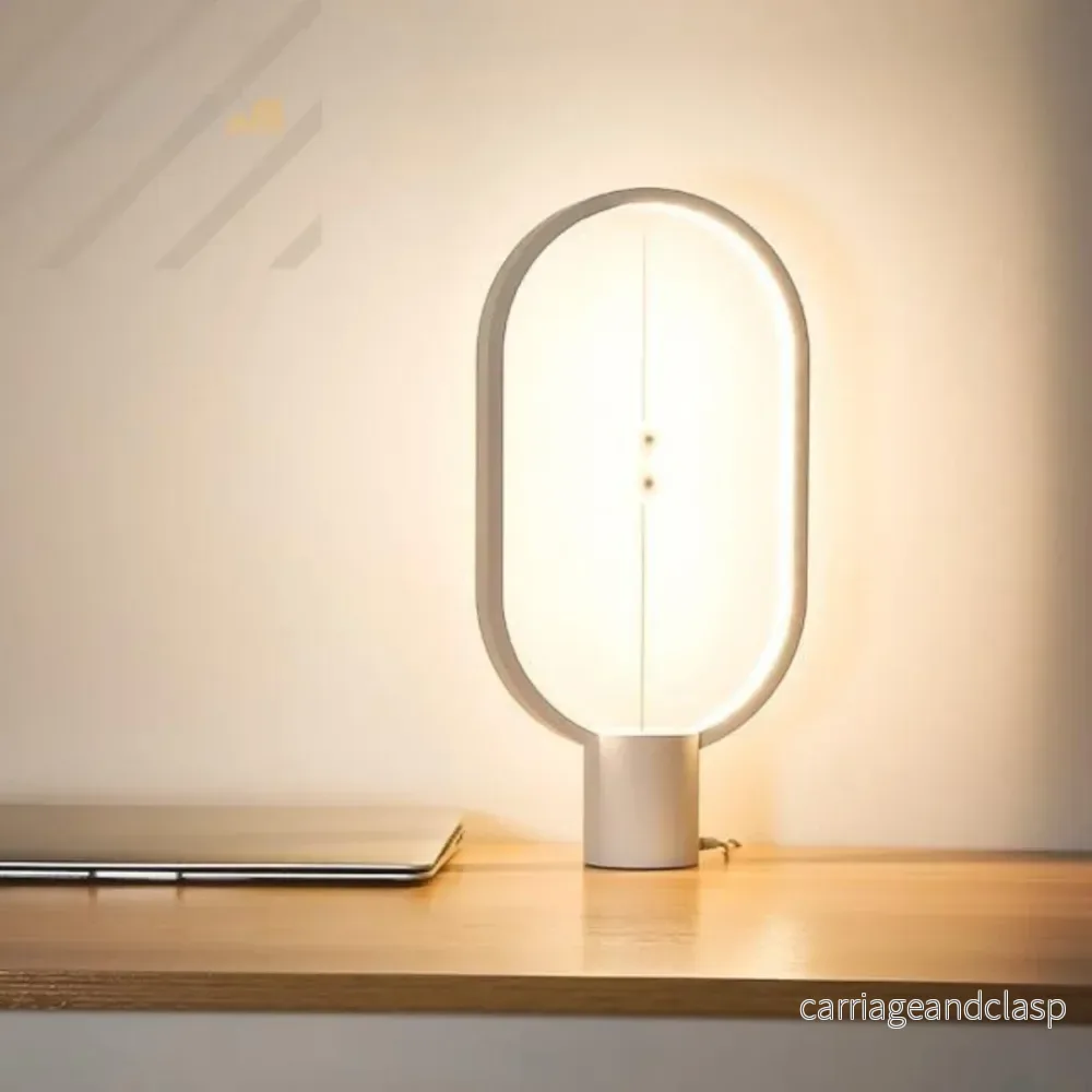 Trä LED Bordslampa med Magnetisk Strömbrytare | Veska - Bild 3