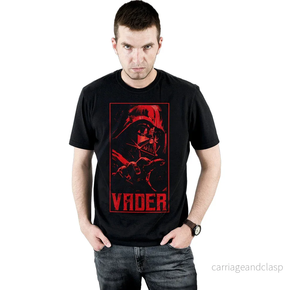 STAR WARS - KENOBI - VADER - Front Print T-Shirt Svart - Bild 2