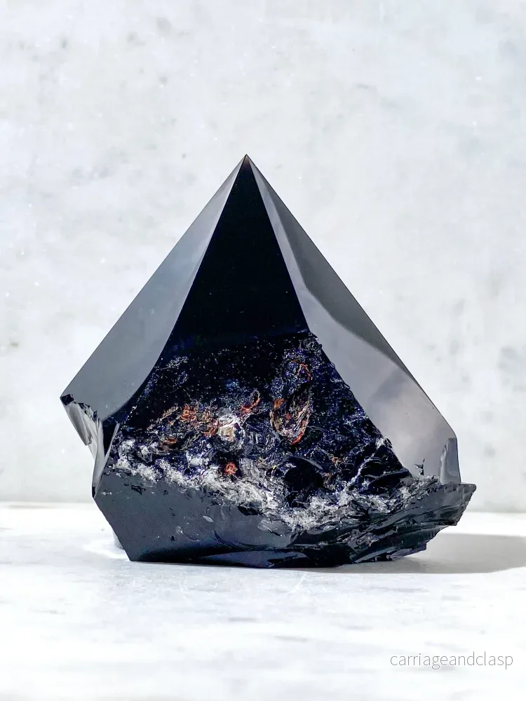 Obsidian med polerad spets (nr 7) - Bild 2
