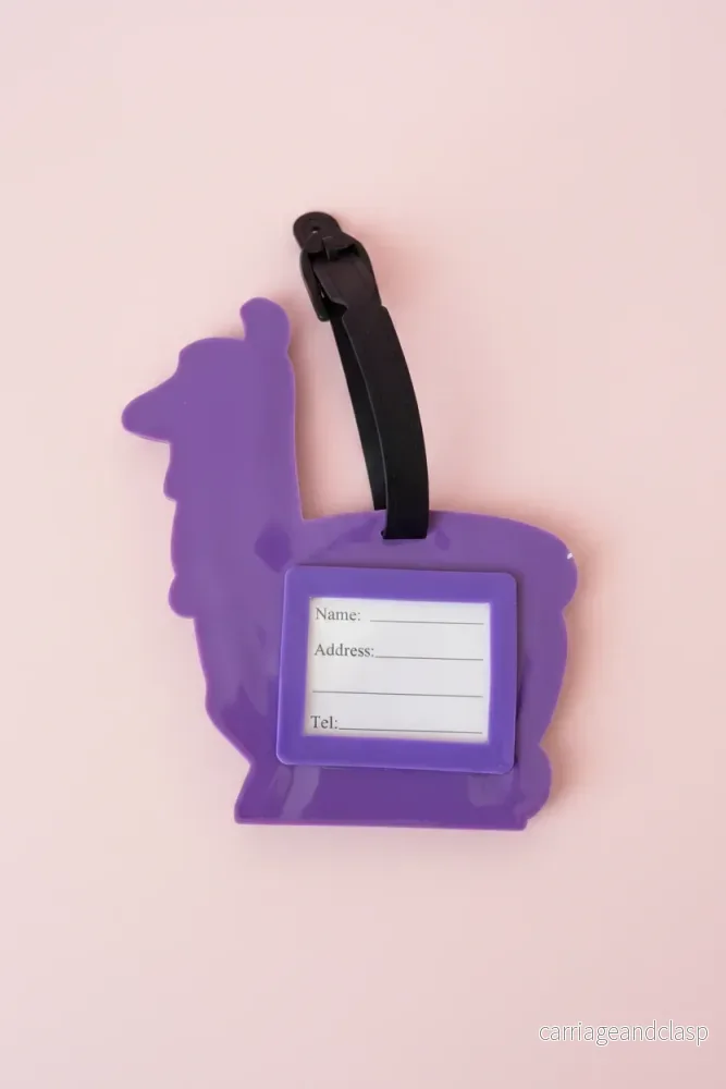 Söt Lama Väsktagg - Kawaii Accessoar för Resor & Väskor - Bild 2