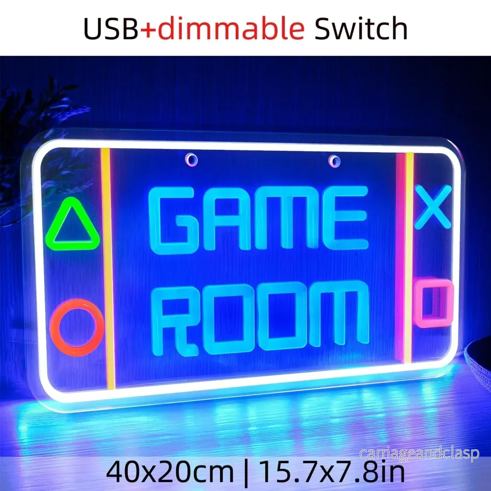 Spelrum Dimmbar LED Neon Skylt | Veska Spelrum Dimmbar LED Neon Skylt | Veska