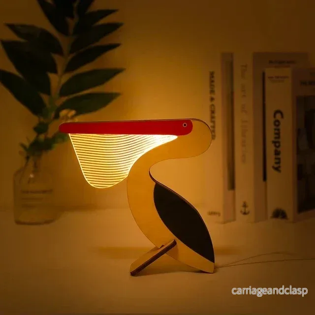 Charmiga Trä Djurs LED Sänglampor | Veska Charmiga Trä Djurs LED Sänglampor | Veska