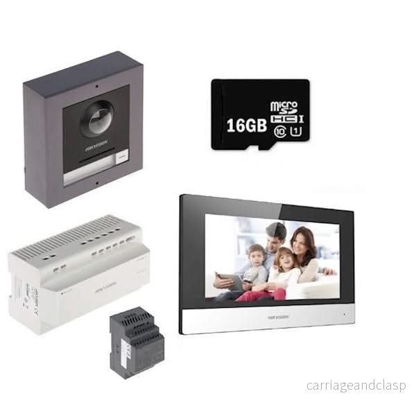 Hikvision DS-KIS702Y 2-tråds videointercom set