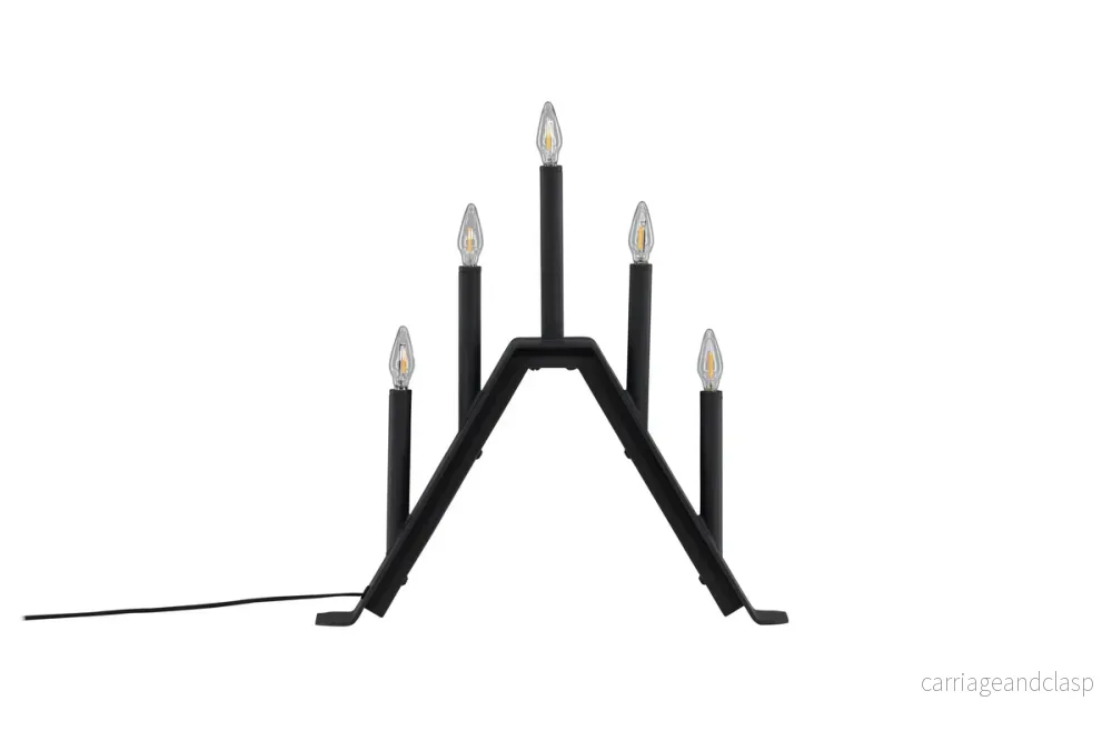 Åre Adventsljusstake 32x36 Svart - Bild 2