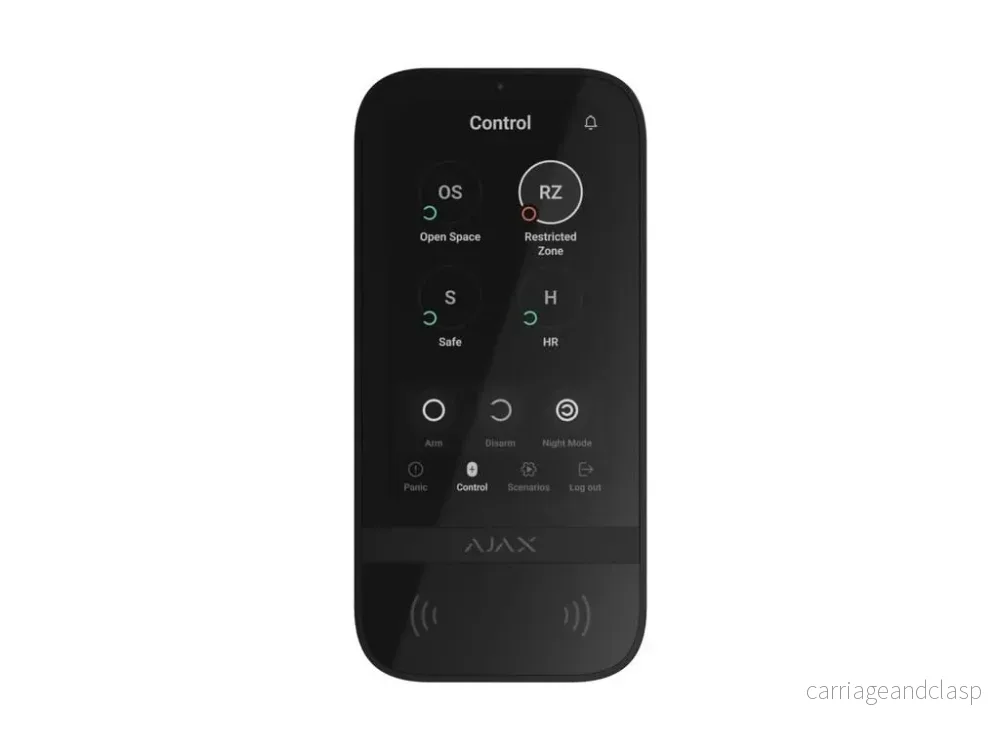 Ajax Systems KeyPad TouchScreen Svart - Bild 2
