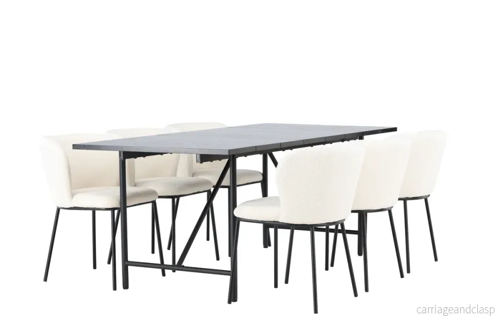 Astrid & Edina Matgrupp Svart/Vit - Bild 2
