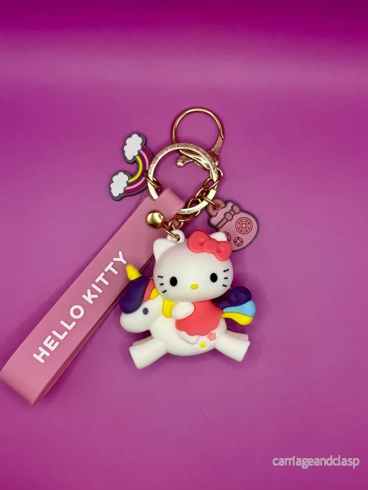 Nyckelring – Hello Kitty på Enhörning Nyckelring – Hello Kitty på Enhörning