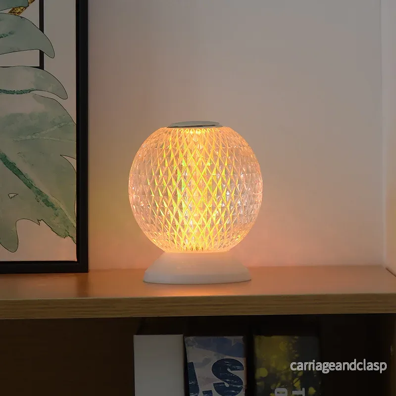 Veska | Chic Crystal Table Lamp – Trådlös Lyx Belysning - Bild 3
