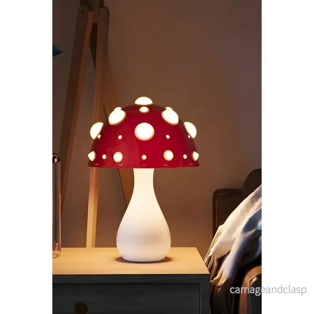 Lampa - Dekorativ Svamp Bords Lampa | Veska - Bild 3