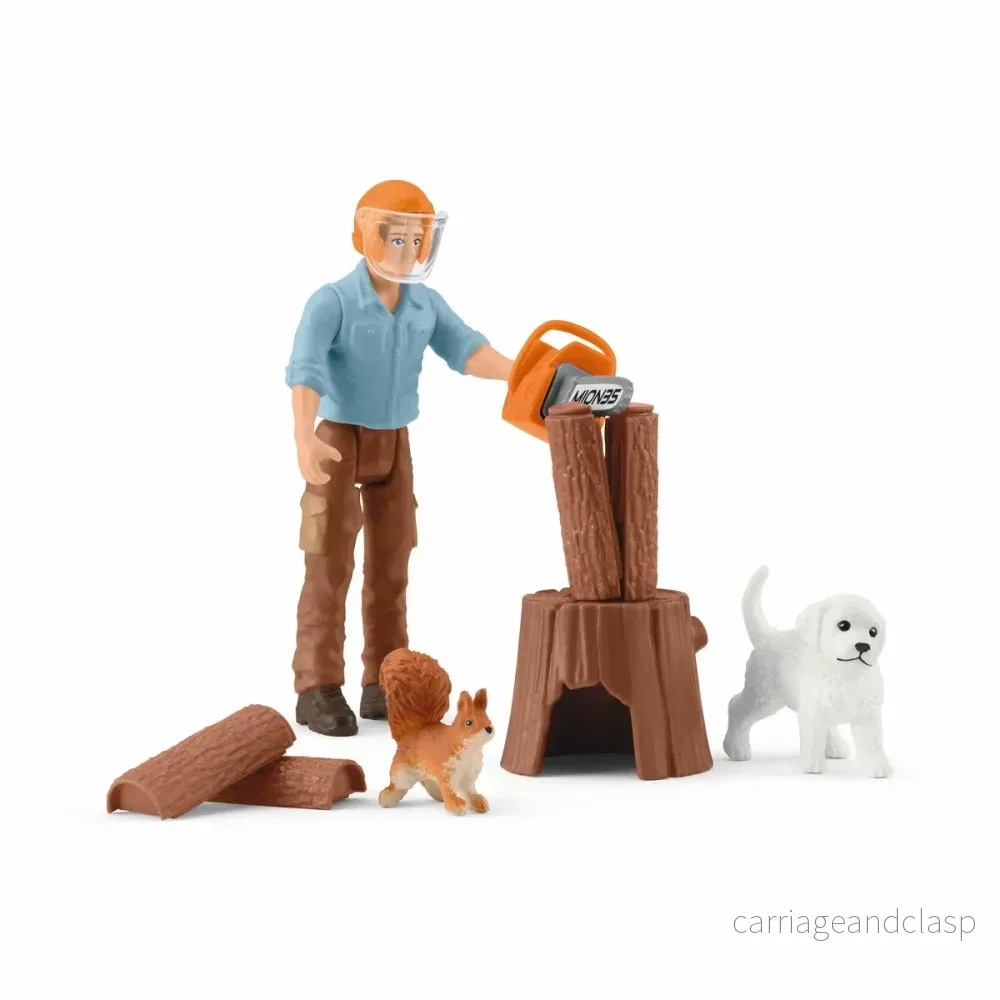 Schleich - Skogsarbetare