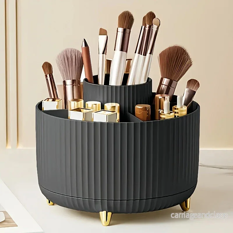 Makeup Organizer | 360° Rotating Storage Shelf for the Sink | Veska Makeup Organizer | 360° Rotating Storage Shelf for the Sink | Veska