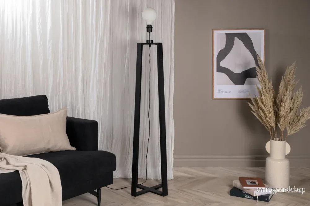 Avspark Golvlampa Svart Avspark Golvlampa Svart