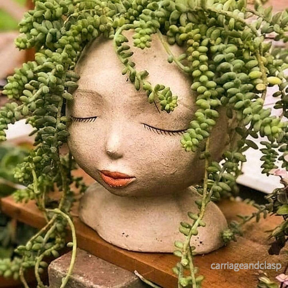 Lady Of The Flowers Head Planter | Veska - Bild 2