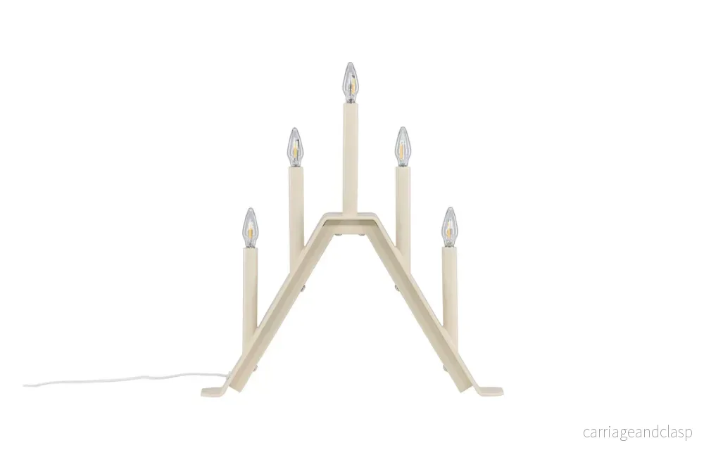 Åre Adventsljusstake 32x36 Beige - Bild 2