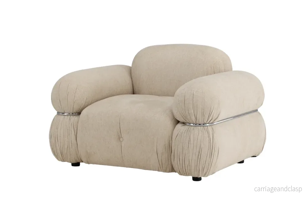 Mika Loungefåtölj Beige - Bild 2