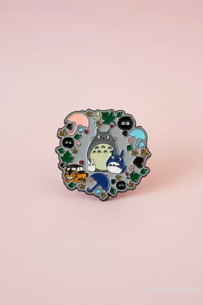 Pin - Studio Ghibli Totoro med vänner