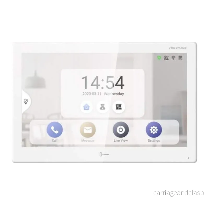 Hikvision DS-KH9310-WTE1 (B) Android inomhusstation PoE 7" tum