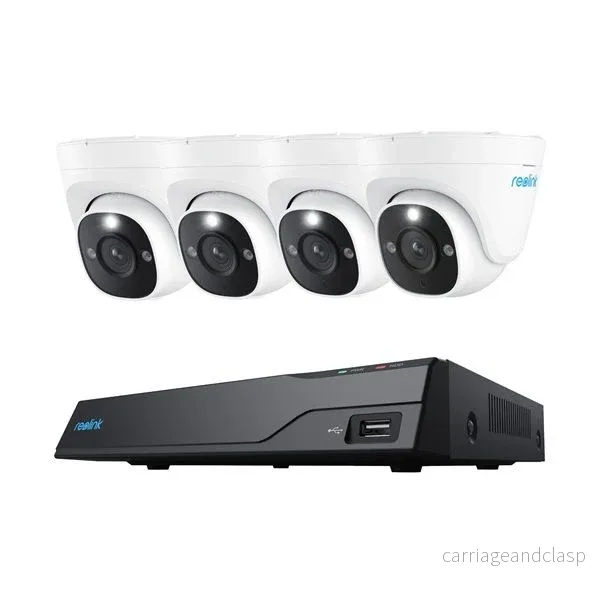 Reolink RLK8-1200D4-A-4MM, 12MP PoE säkerhetssystem med 24/7 bilder i fullfärg Reolink RLK8-1200D4-A-4MM, 12MP PoE säkerhetssystem med 24/7 bilder i fullfärg