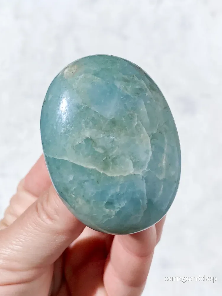 Akvamarin Palmstone (Nr. 6)