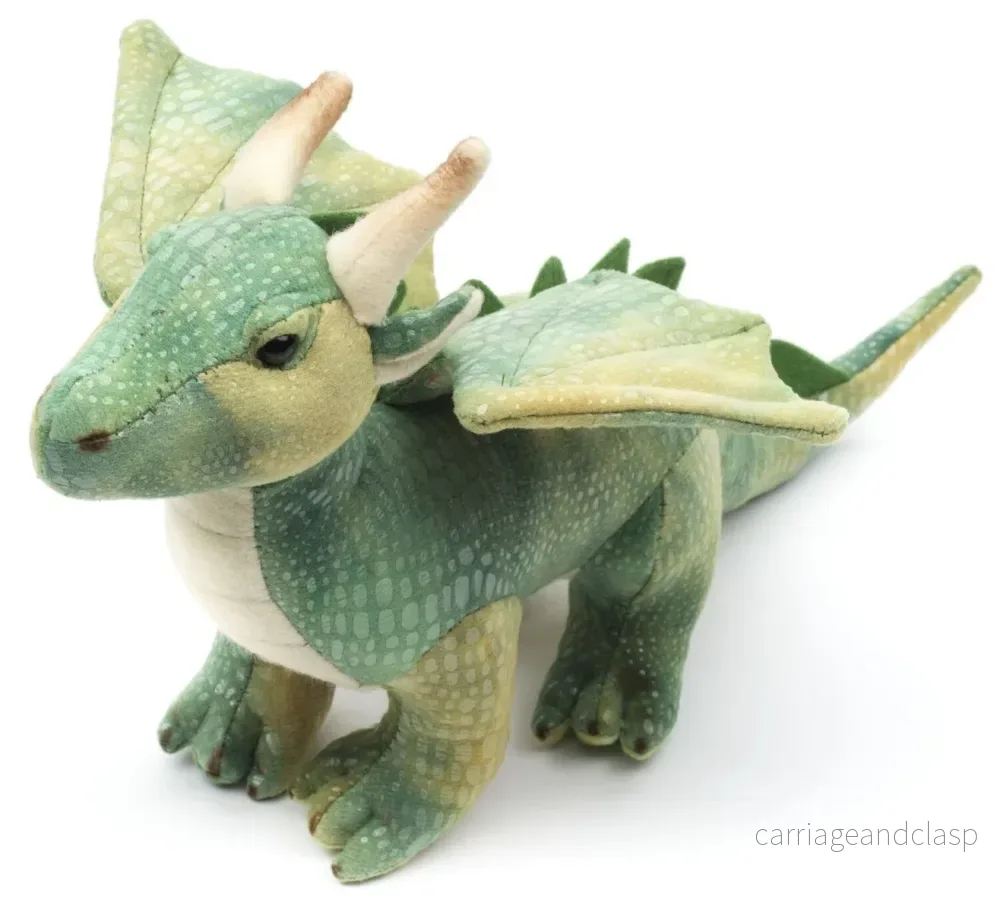 Uni Toys - Grön Drake Gosedjur