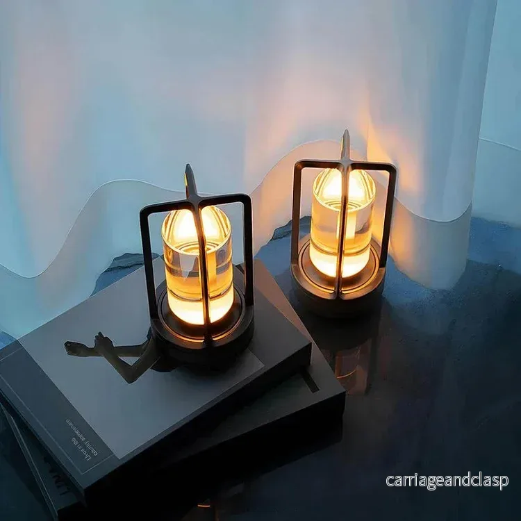 Bordslampa Kristallglas Uppladdningsbart Ljus | Veska - Bild 2