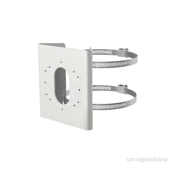 Hikvision DS-1275ZJ-S-SUS, stolpfäste med clips, liten modell rostfritt stål