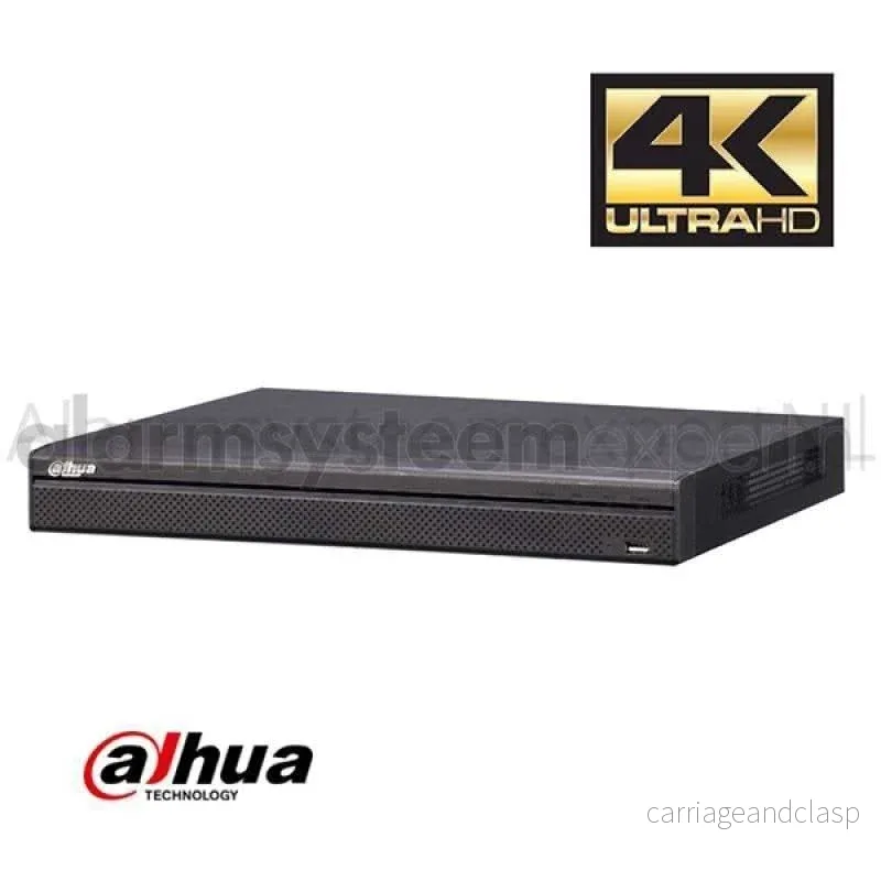 Dahua NVR4416-Ei, 4xSATA 4K nätverksvideobandspelare utan PoE