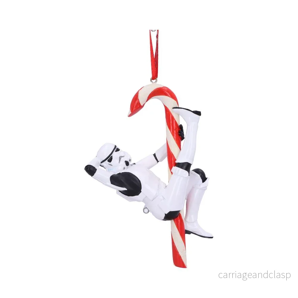 ORIGINAL STORMTROOPER - Stormtrooper Med Polkagrisstång Julgransdekoration - Bild 2