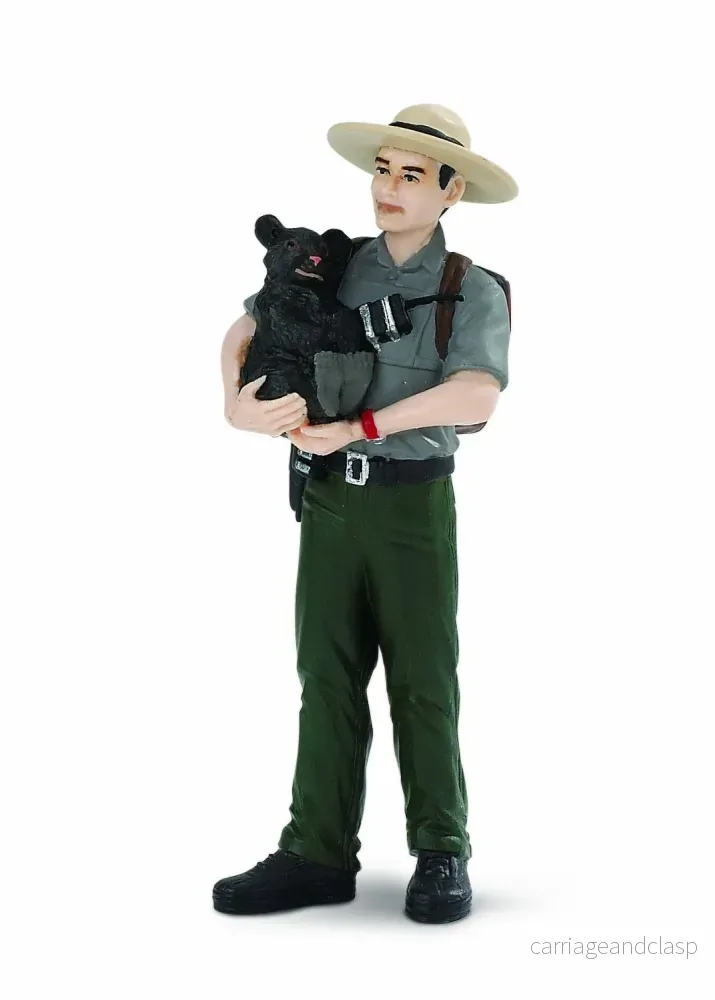 Safari Ltd - Parkrangern Jim (med en svartbjörns unge) - Bild 2