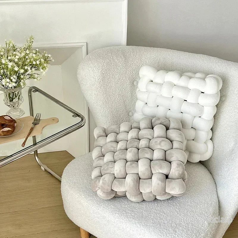 Chunky Woven Knot Cushion | Veska - Bild 2