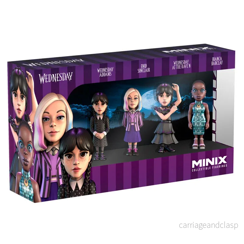 Minix - Wednesday pack 4 figurer