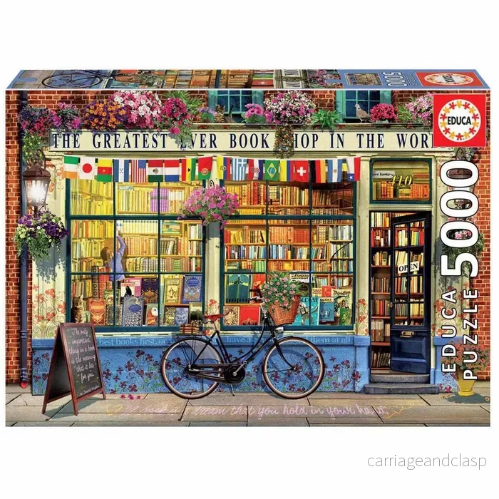 Educa® - Greatest Bookshop in the World Pussel 5000 bitar