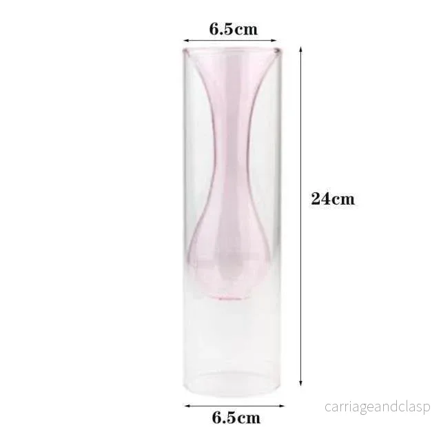 Elegant Glass Veskaowing Vasen | Veska