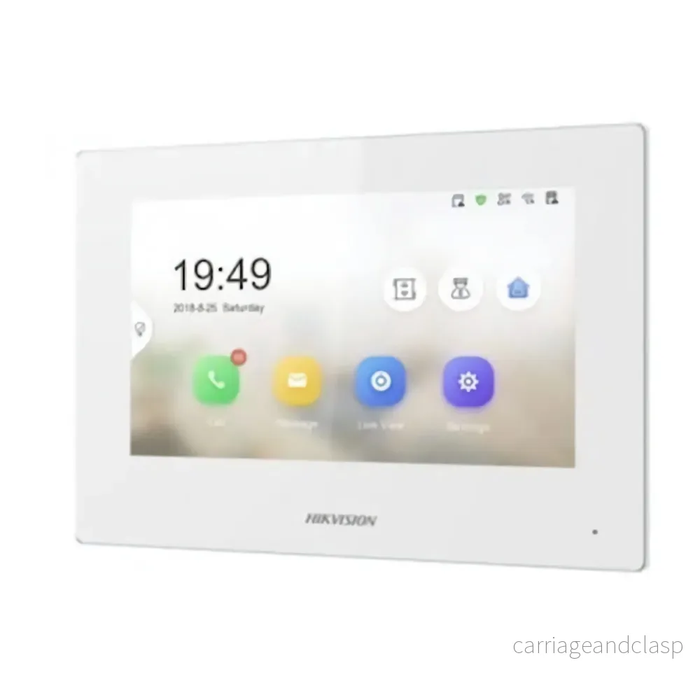Hikvision DS-KH6320Y-WTE2 Inomhusstation 2 Wire 7''Inch skärm