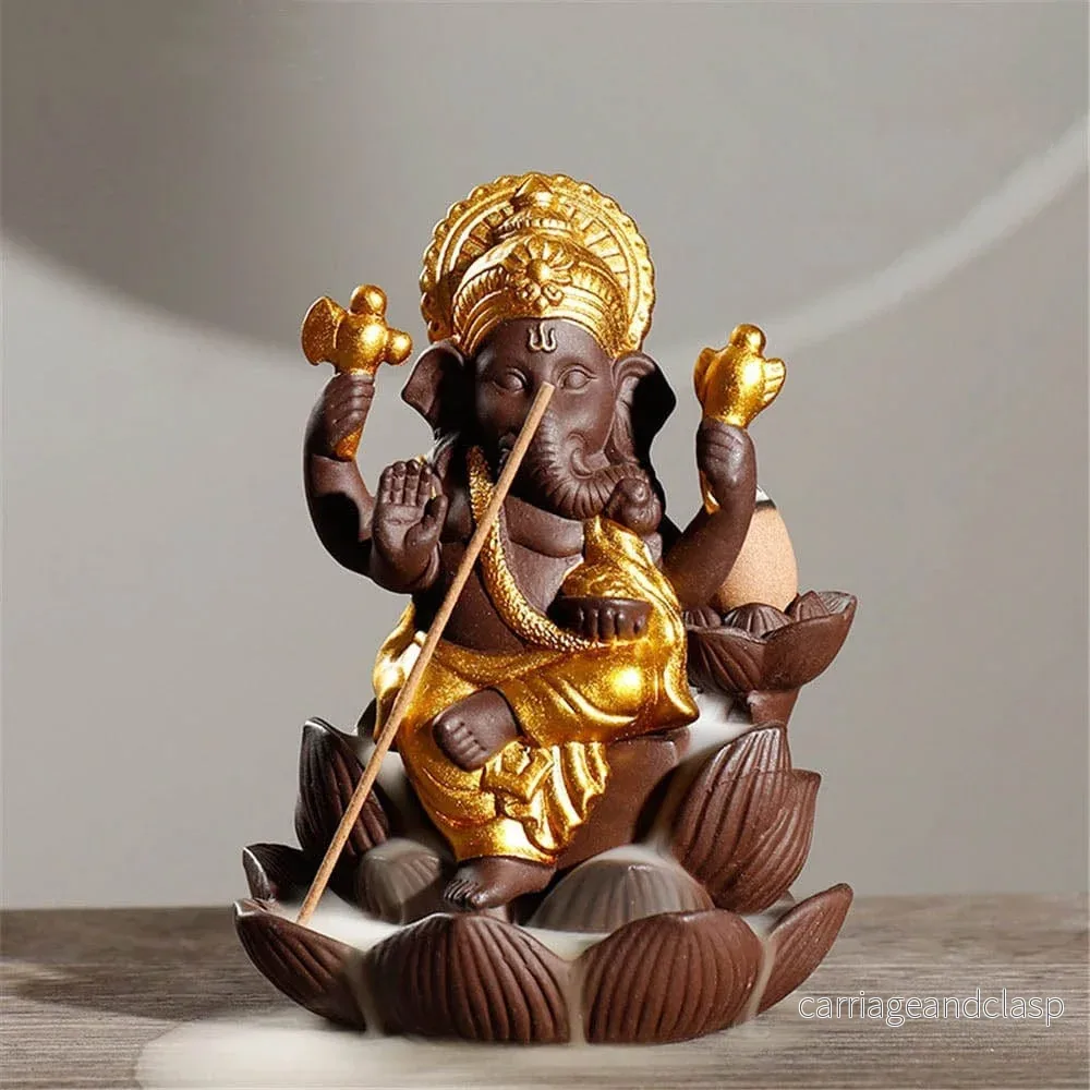Ganesha Backflow Rökelsebrännare | Veska Ganesha Backflow Rökelsebrännare | Veska
