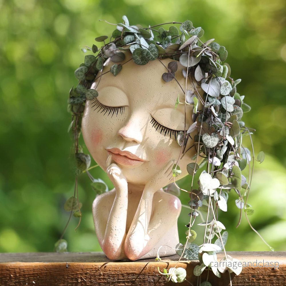 Thoughtful Lady Planter | Veska - Bild 2