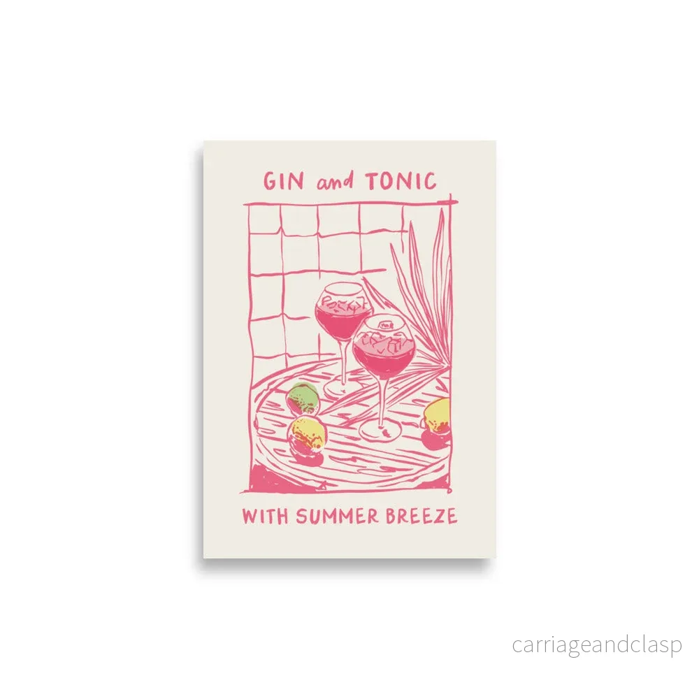 Gin och Tonic med Summer Breeze | Veska Gin och Tonic med Summer Breeze | Veska