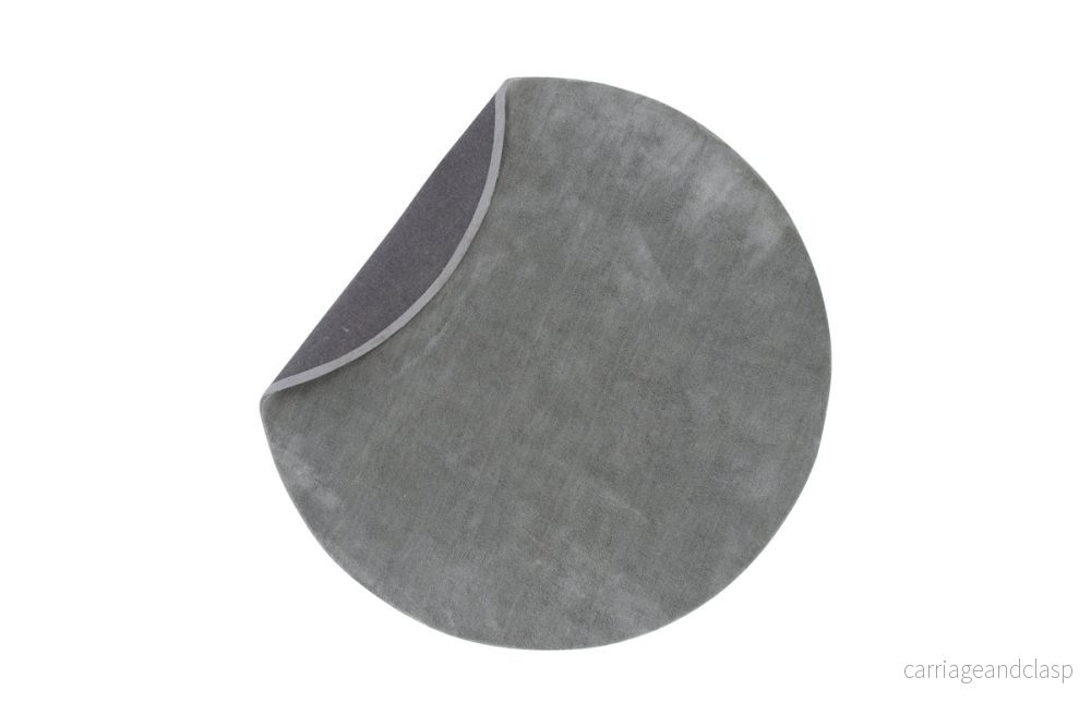 Undra Rund Matta Silver - Bild 3