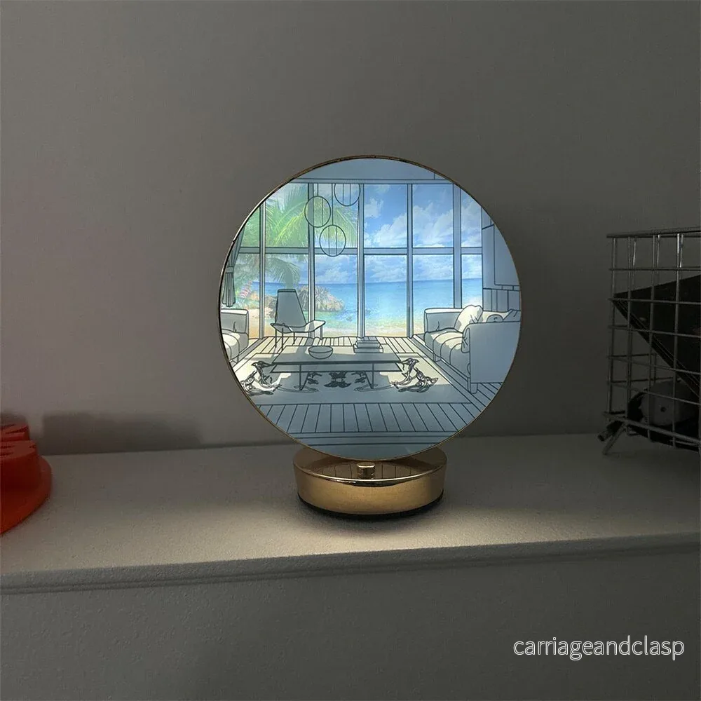 Kreativ Konstnärlig Orb Målarbordslampa | Veska - Bild 2