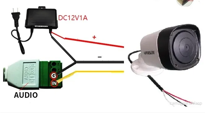 Hikvision utomhusmikrofon för IP-kamera - Bild 2