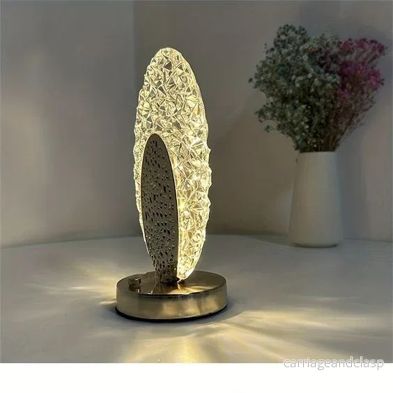 Modern & Lyxig Påfågel Lampa - CrystalGlow | Veska - Bild 3